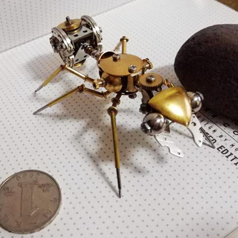 Mechanical Ant steampunk | Metal handmade finished Model decor Ornaments