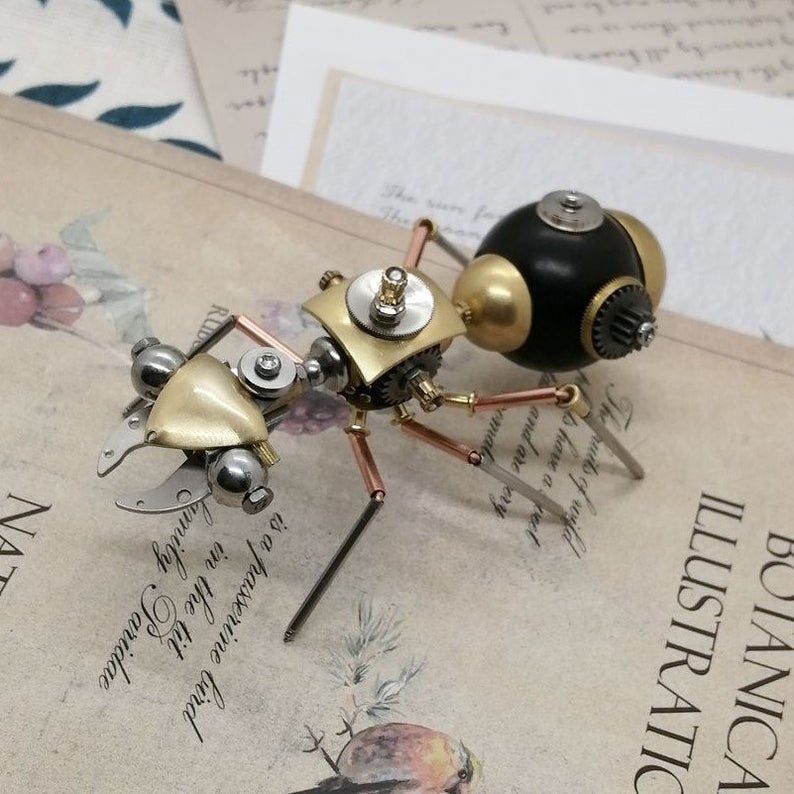 Mechanical Ant steampunk | Metal handmade finished Model decor Ornaments